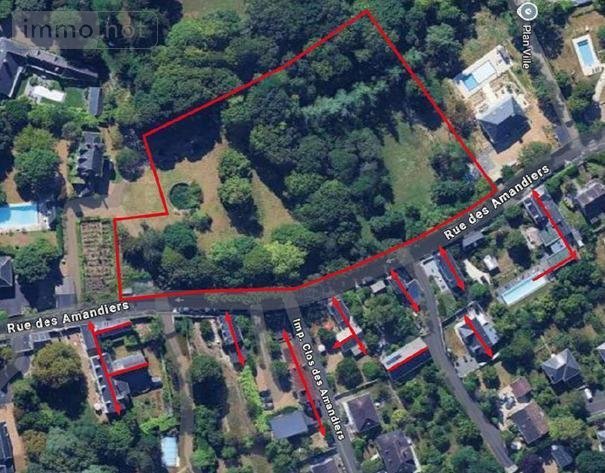Terrain a batir a vendre Saint-Cyr-sur-Loire 37540 Indre-et-Loire 1839 m2  393300 euros