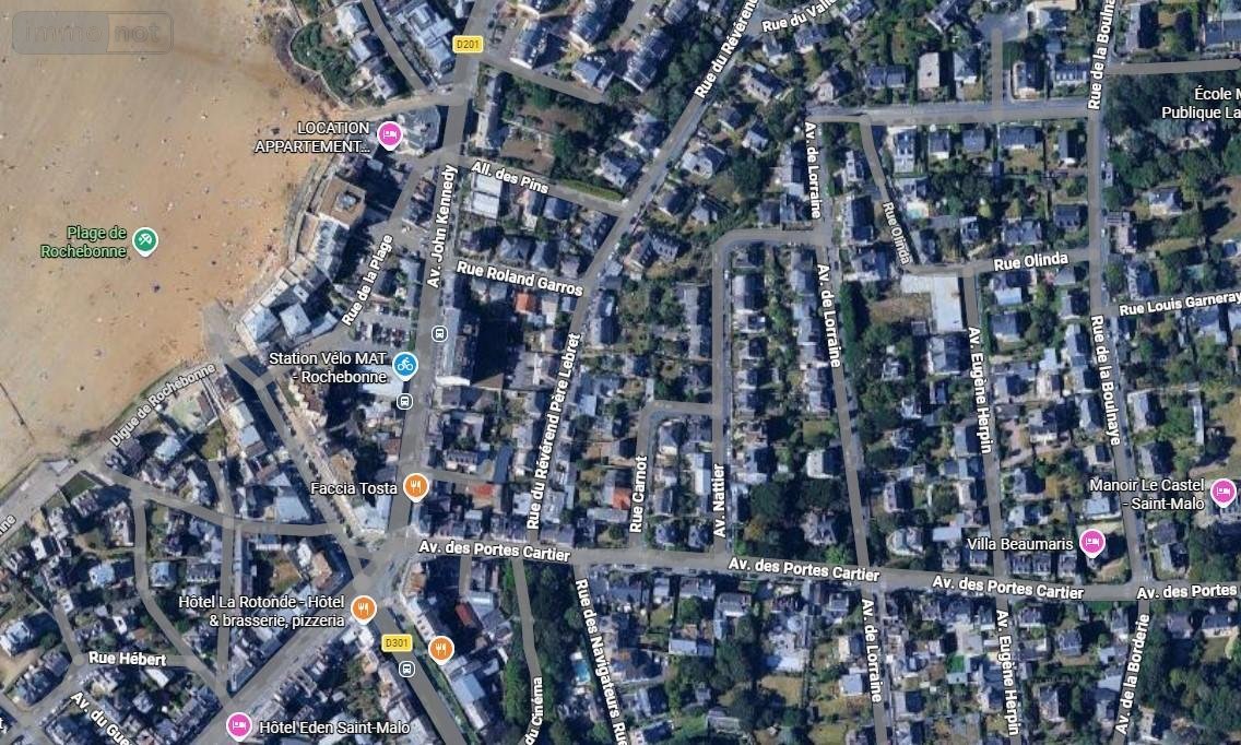 Terrain a batir a vendre Saint-Malo 35400 Ille-et-Vilaine 646 m2  742577 euros