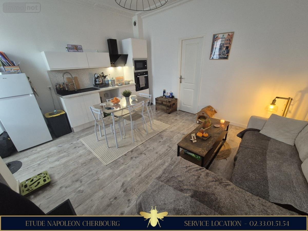 Location appartement Cherbourg-en-Cotentin 50100 Manche 35 m2 2 pièces 620 euros