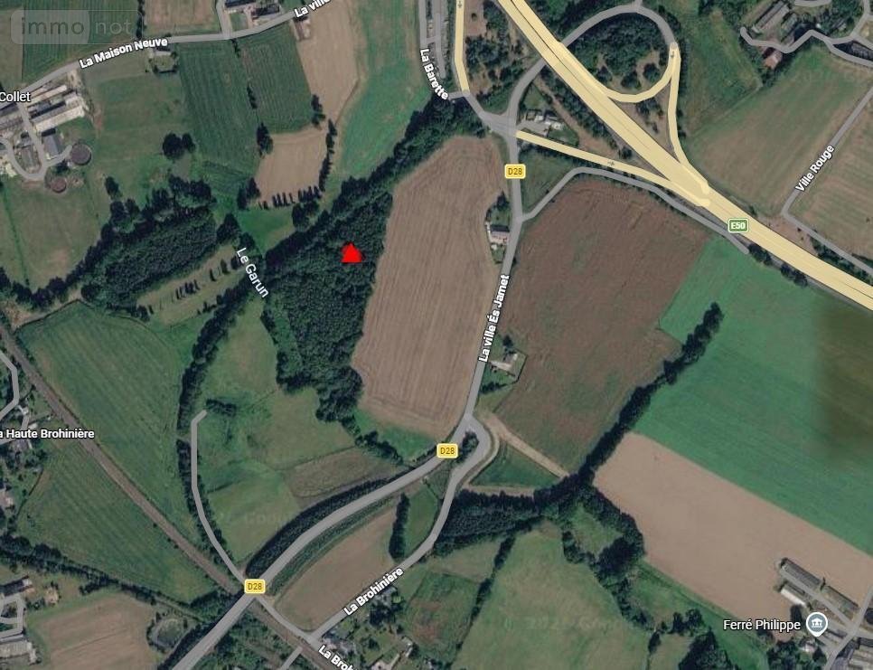 Terrains de loisirs bois etangs a vendre Montauban-de-Bretagne 35360 Ille-et-Vilaine 7370 m2  8576 euros