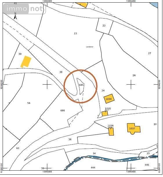 Terrains de loisirs bois etangs a vendre La Hague 50440 Manche 2331 m2  1700 euros