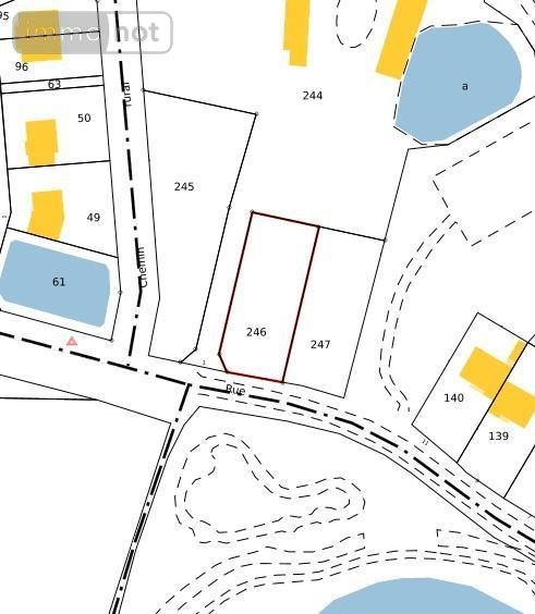 Terrain a batir a vendre Mozé-sur-Louet 49610 Maine-et-Loire 711 m2  111300 euros