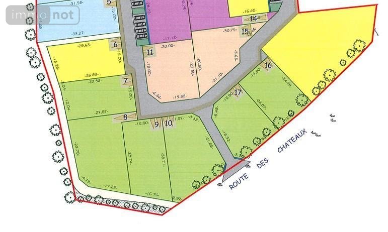 Terrain a batir a vendre Combrit 29120 Finistère 427 m2  85430 euros