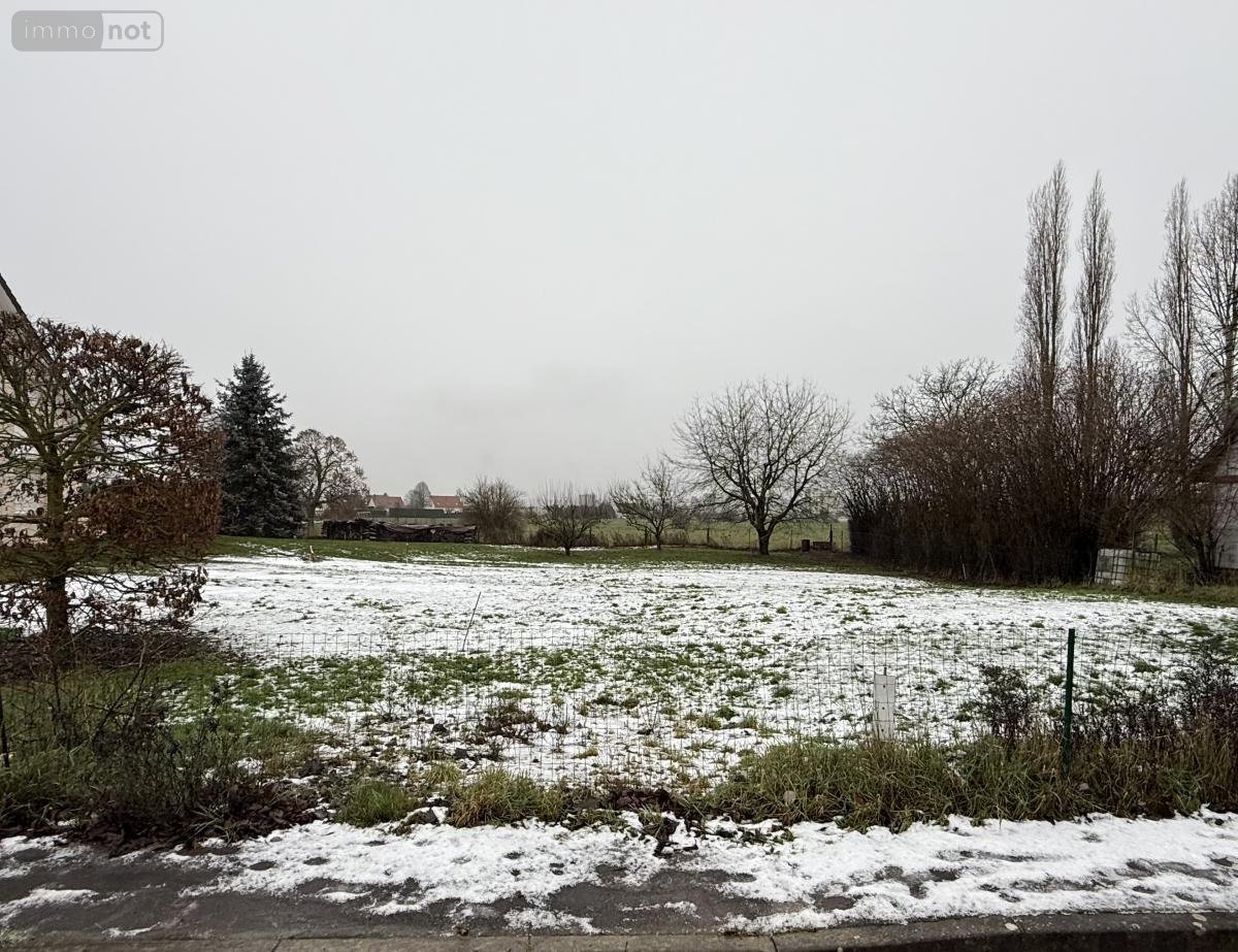 Terrain a batir a vendre Vecquemont 80800 Somme 478 m2  63000 euros