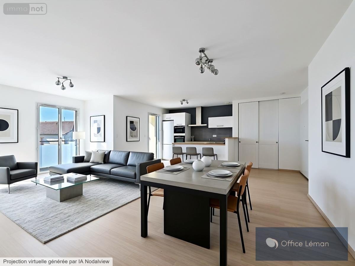 Appartement a vendre Prévessin-Moëns 01280 Ain 58 m2 2 pièces 365000 euros