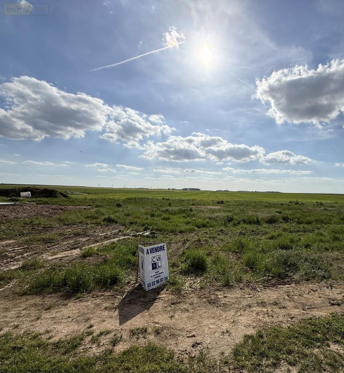 Terrain a batir a vendre Proyart 80340 Somme 924 m2  40000 euros