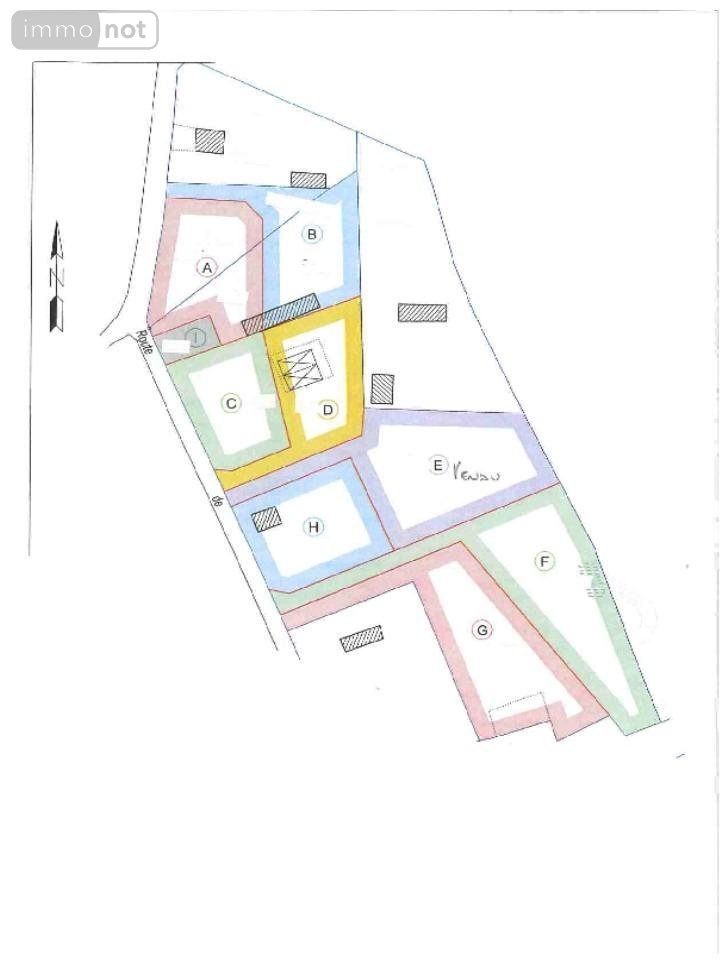 Terrain a batir a vendre Fontaine-l'Abbé 27470 Eure 1200 m2  26500 euros