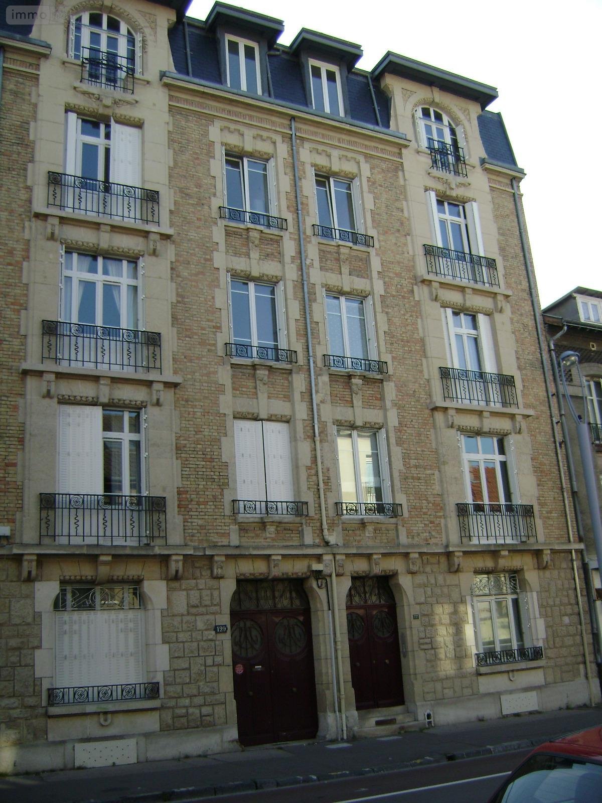 Location appartement Reims 51100 Marne 59 m2 2 pièces 600 euros