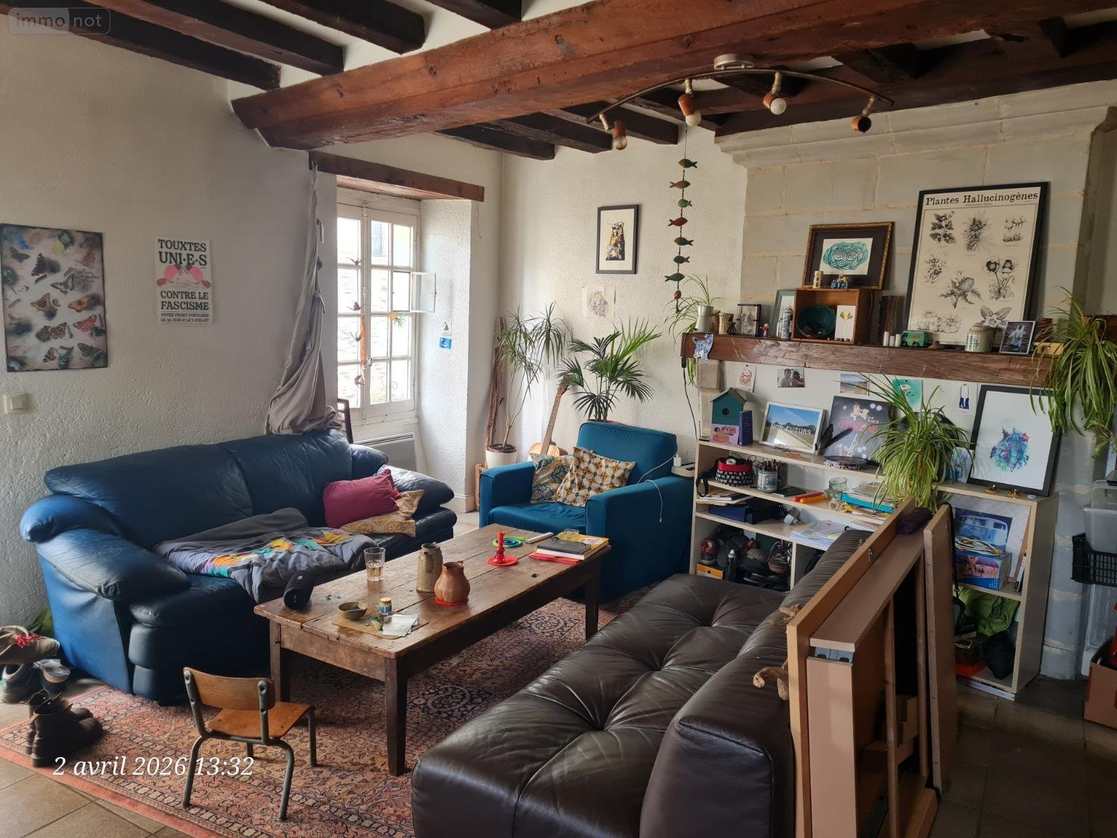 Maison a vendre Savennières 49170 Maine-et-Loire 65 m2 3 pièces 173250 euros