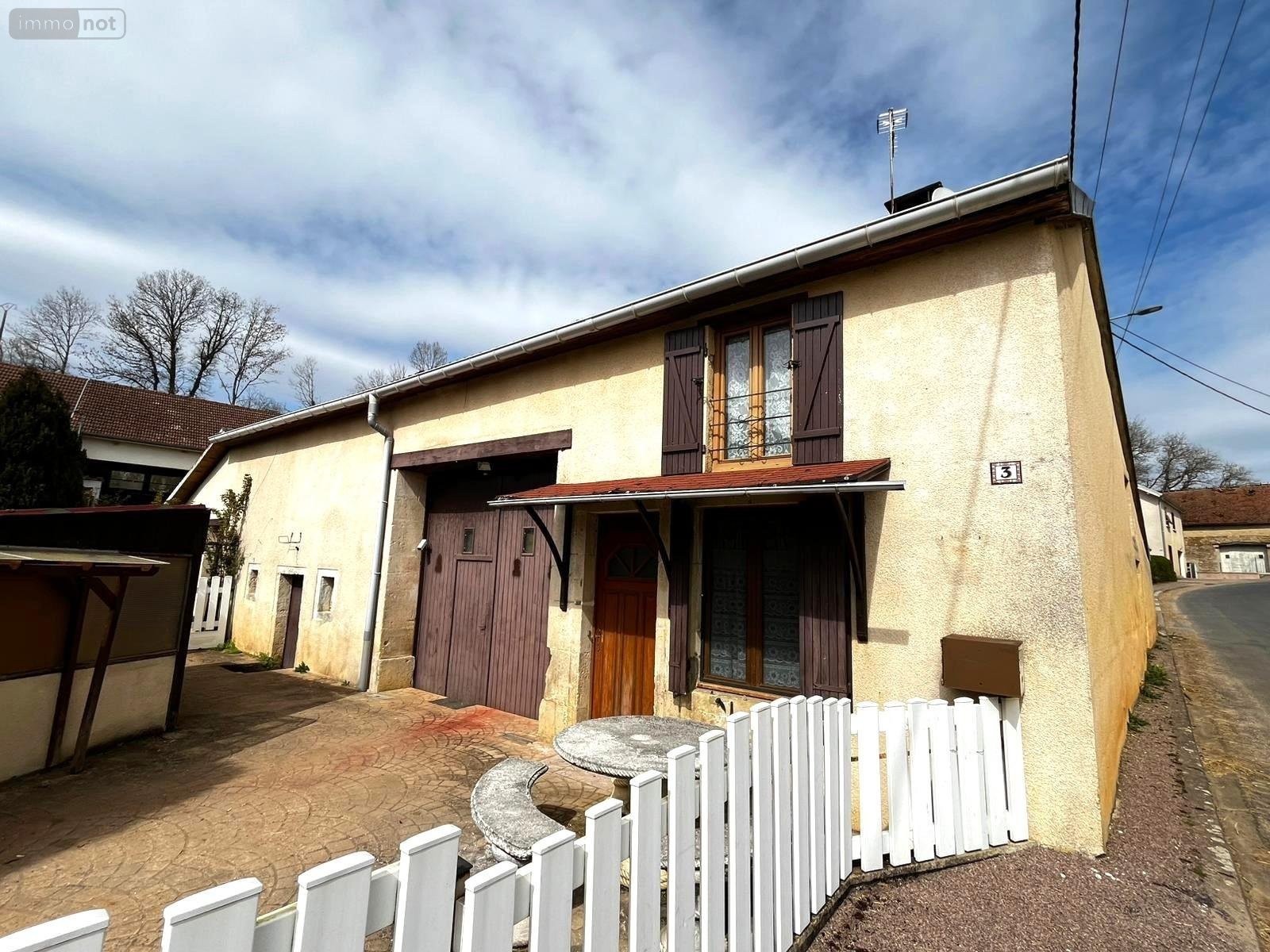 Maison a vendre Lannes 52260 Haute-Marne 85 m2 4 pièces 74800 euros