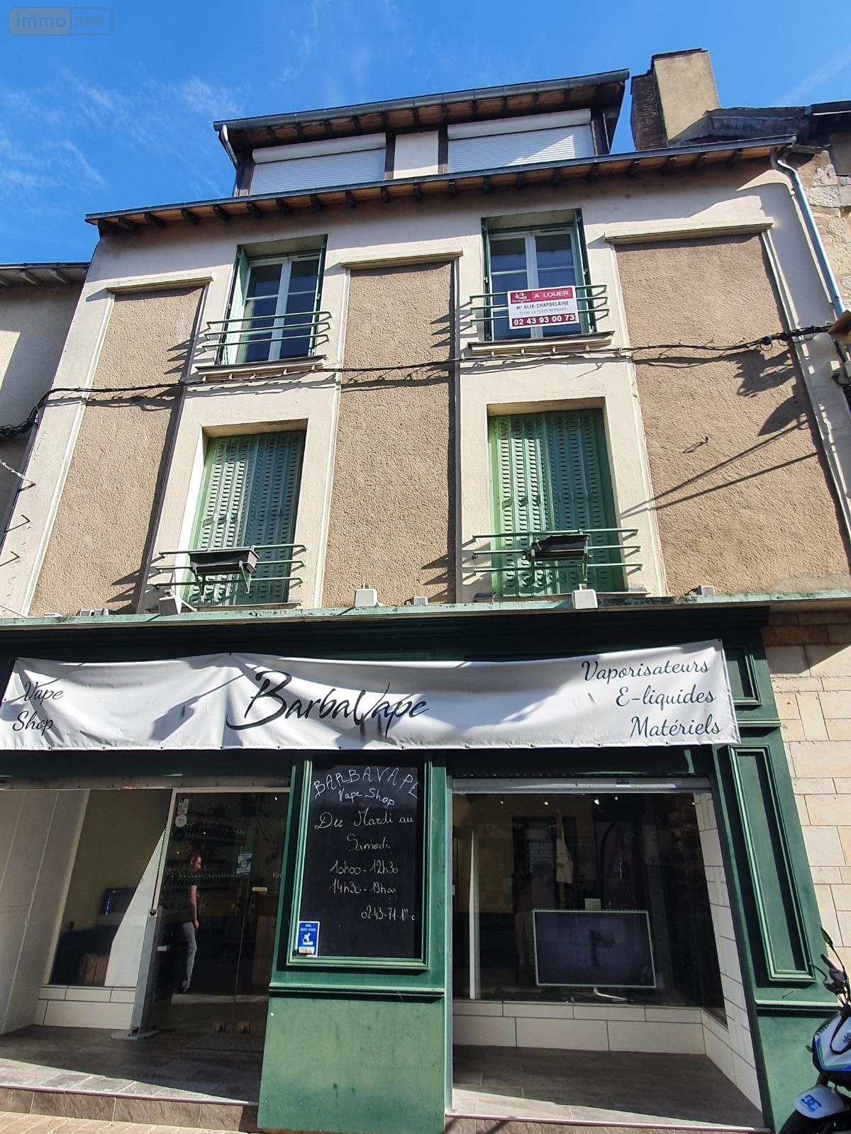 Location appartement La-Ferté-Bernard 72400 Sarthe 37 m2 2 pièces 360 euros