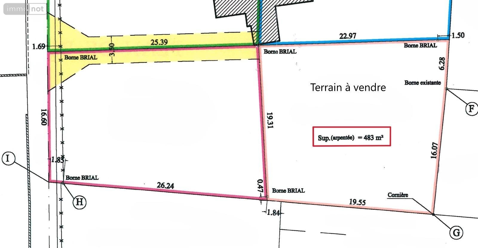 Terrain a batir a vendre La Plaine-des-Palmistes 97431 Réunion 480 m2  72000 euros