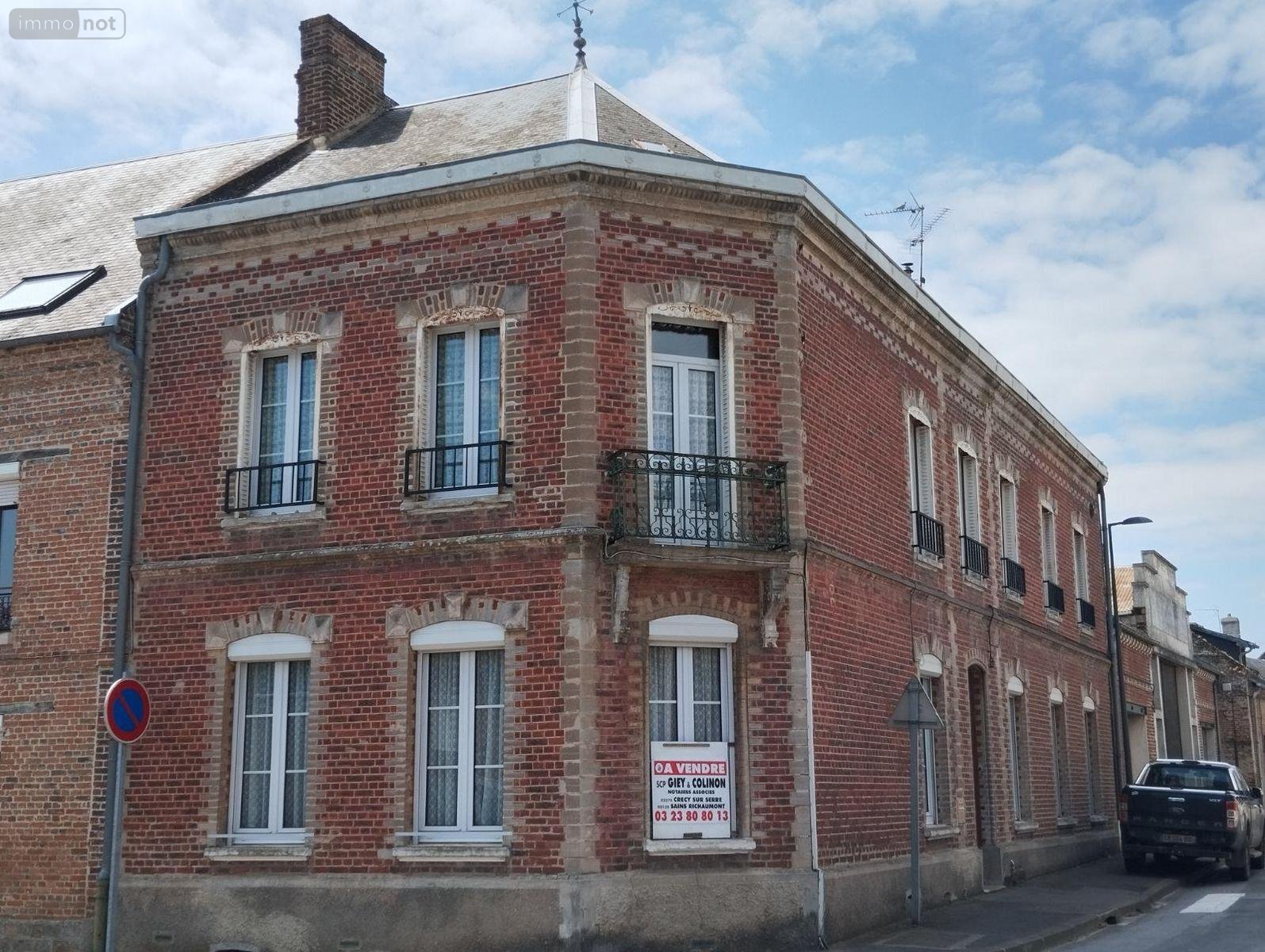 Maison a vendre Crécy-sur-Serre 02270 Aisne 240 m2 10 pièces 196000 euros