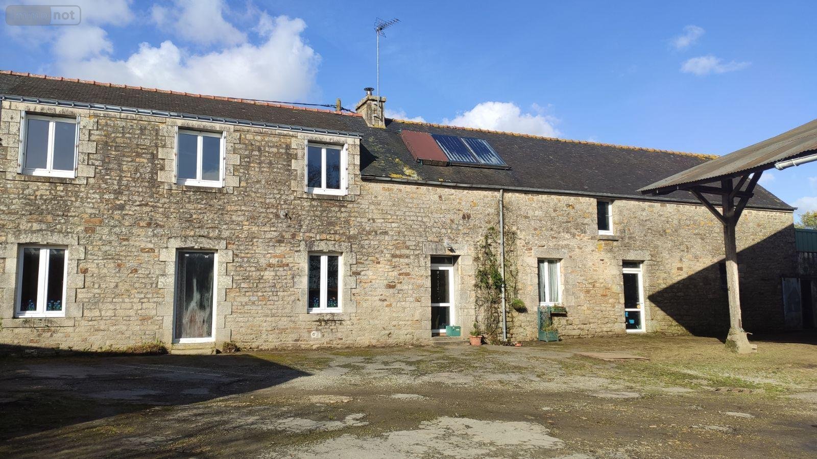 Maison a vendre Pluméliau-Bieuzy 56930 Morbihan 142 m2 10 pièces 156000 euros