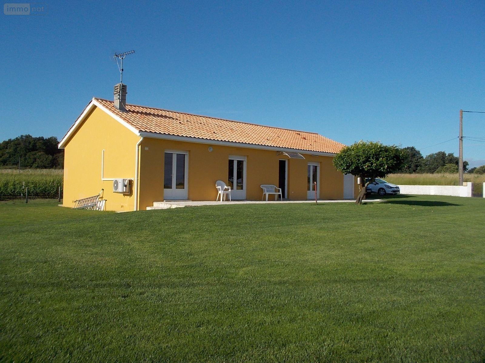 Maison a vendre Saint-Ciers-sur-Gironde 33820 Gironde 93 m2 5 pièces 165000 euros