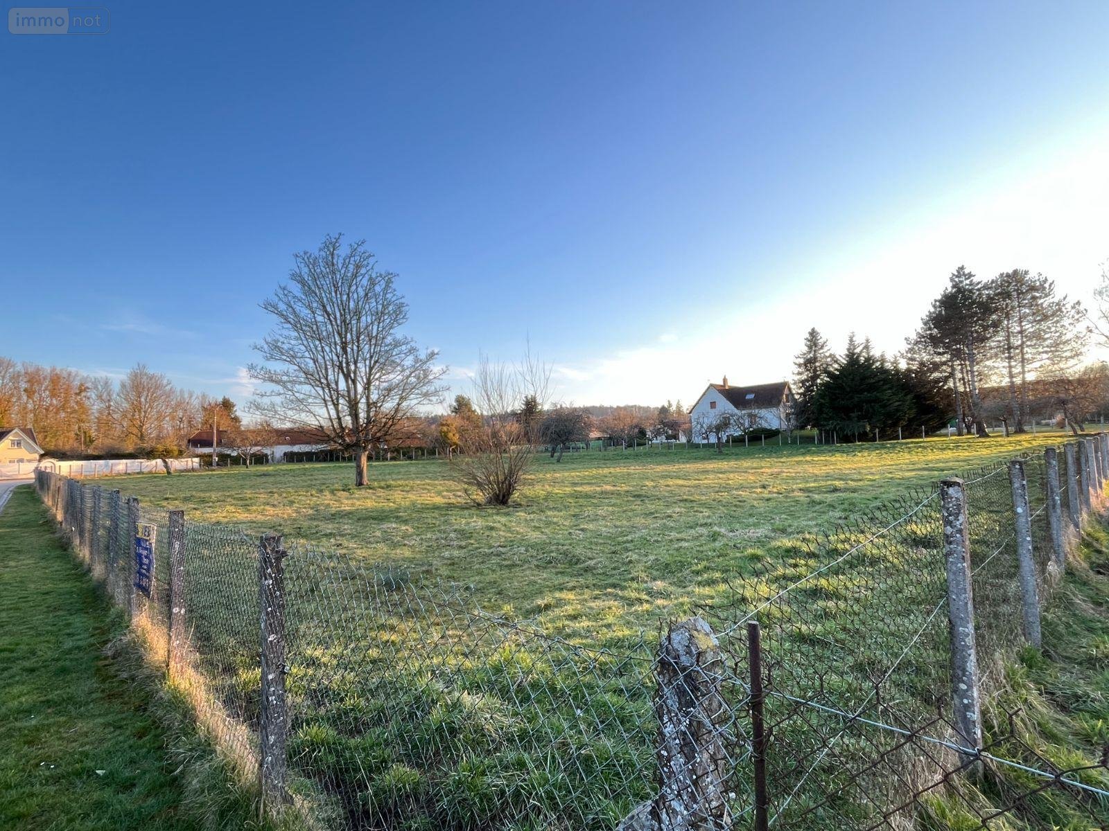 Terrain a batir a vendre Chennegy 10190 Aube 1398 m2  25500 euros