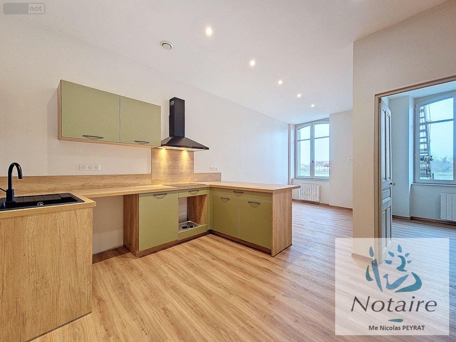 Location appartement Tournus 71700 Saône-et-Loire 48 m2 3 pièces 680 euros