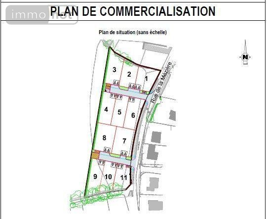 Terrain a batir a vendre Saint-M'Hervon 35360 Ille-et-Vilaine 429 m2  58168 euros