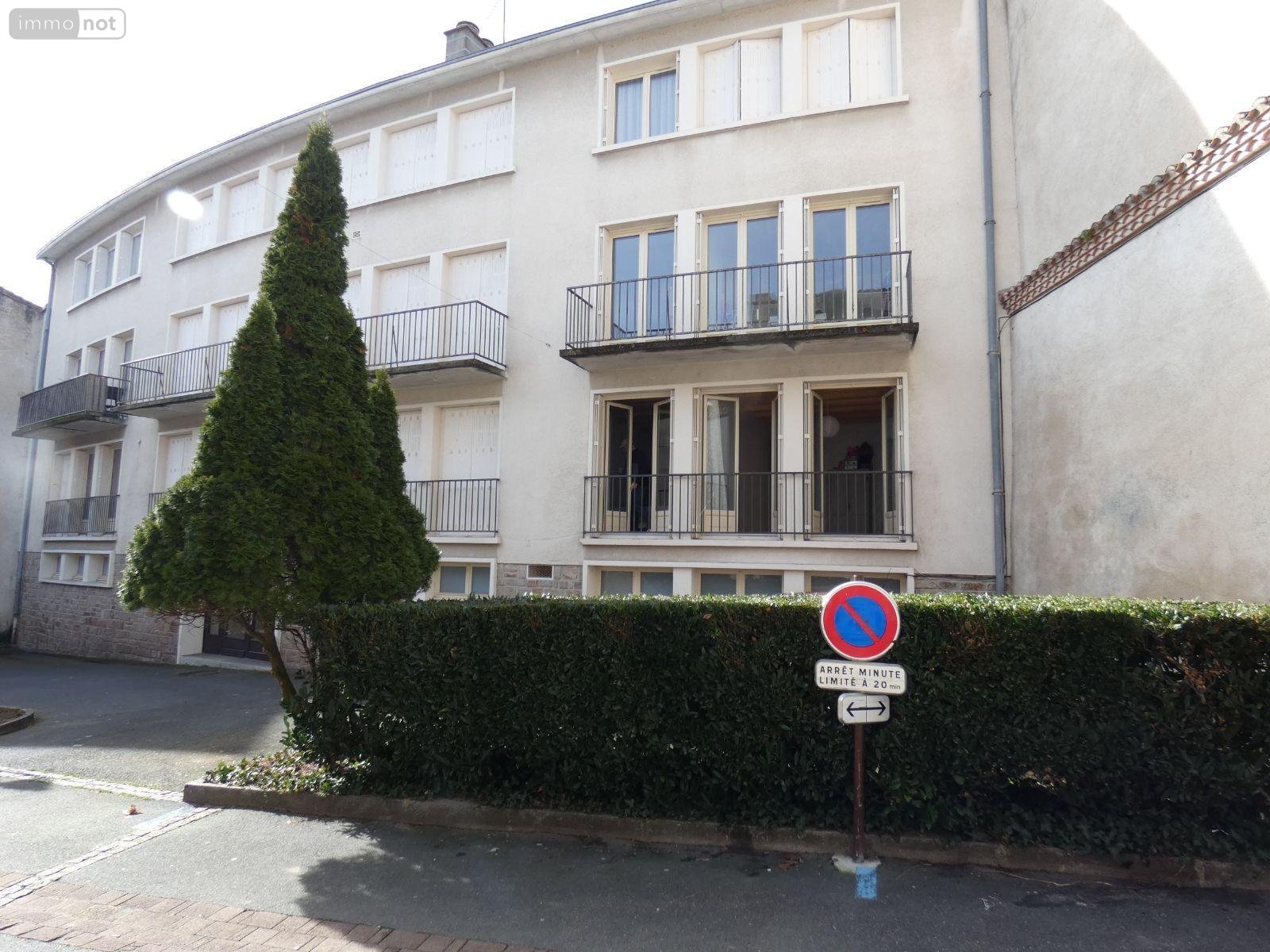 Appartement a vendre Le Dorat 87210 Haute-Vienne 80 m2 3 pièces 65000 euros