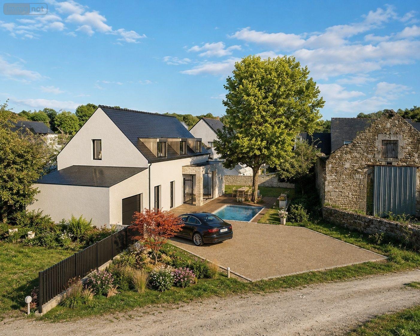 Terrain a batir a vendre Guidel 56520 Morbihan 414 m2  141075 euros