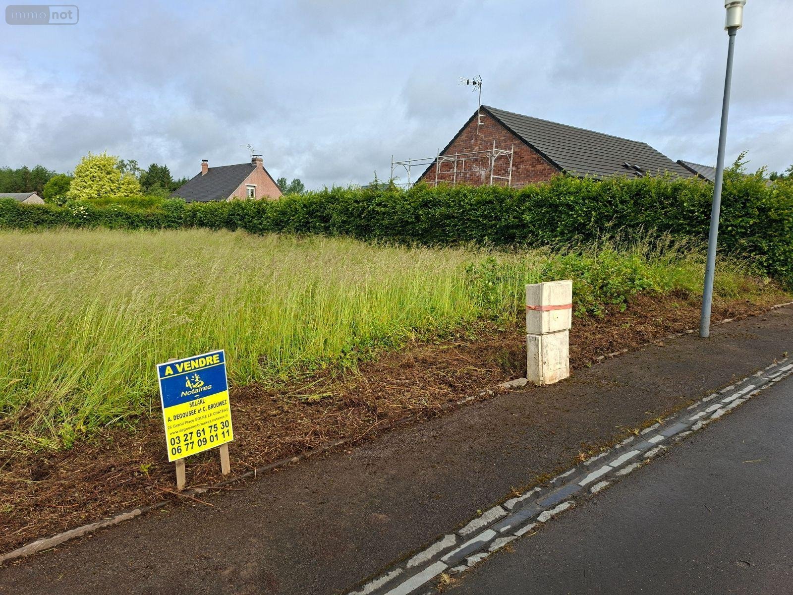 Terrain a batir a vendre Wallers en Fagne 59132 Nord 755 m2  31000 euros