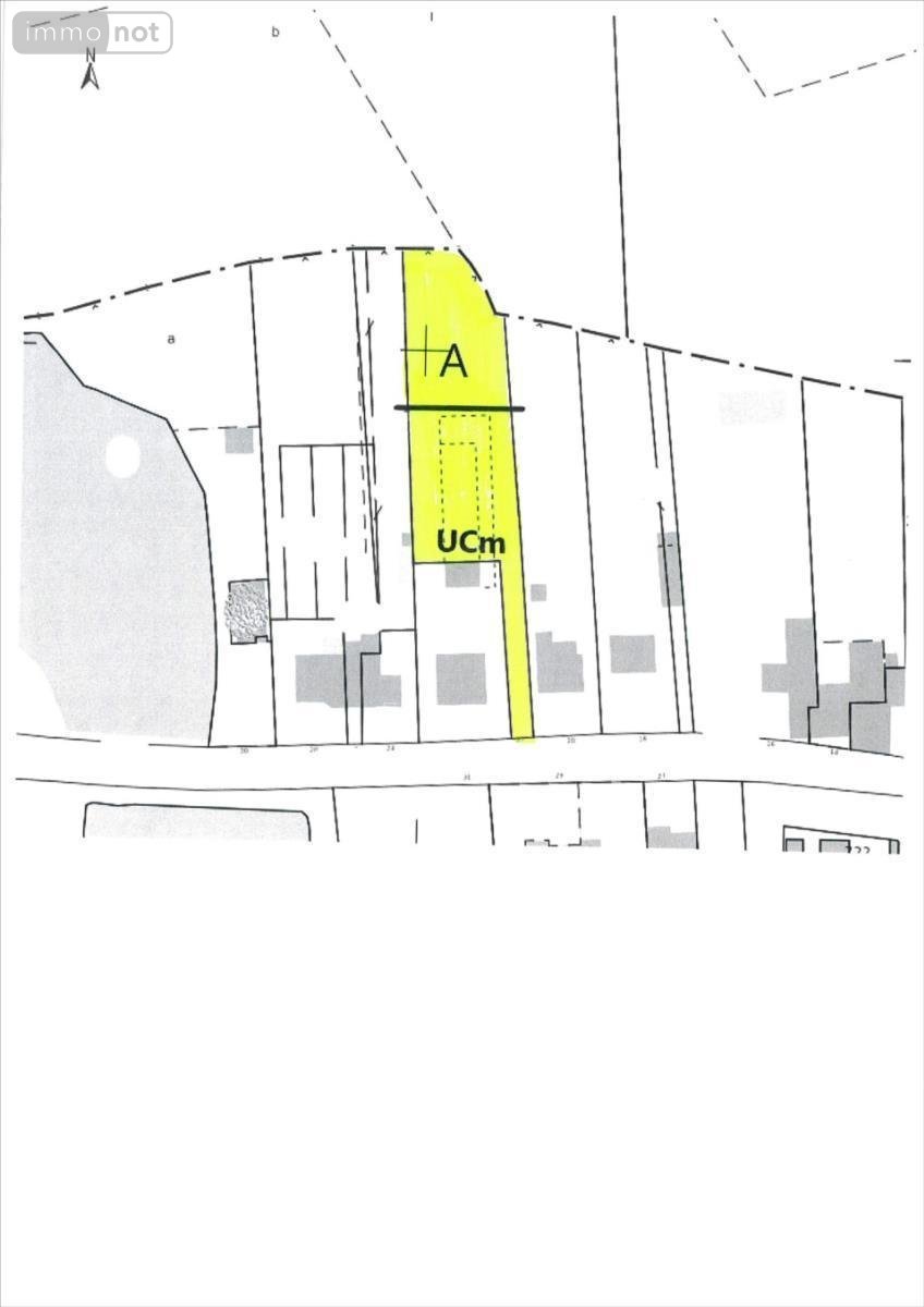 Terrain a batir a vendre Bains-sur-Oust 35600 Ille-et-Vilaine 1431 m2  63600 euros