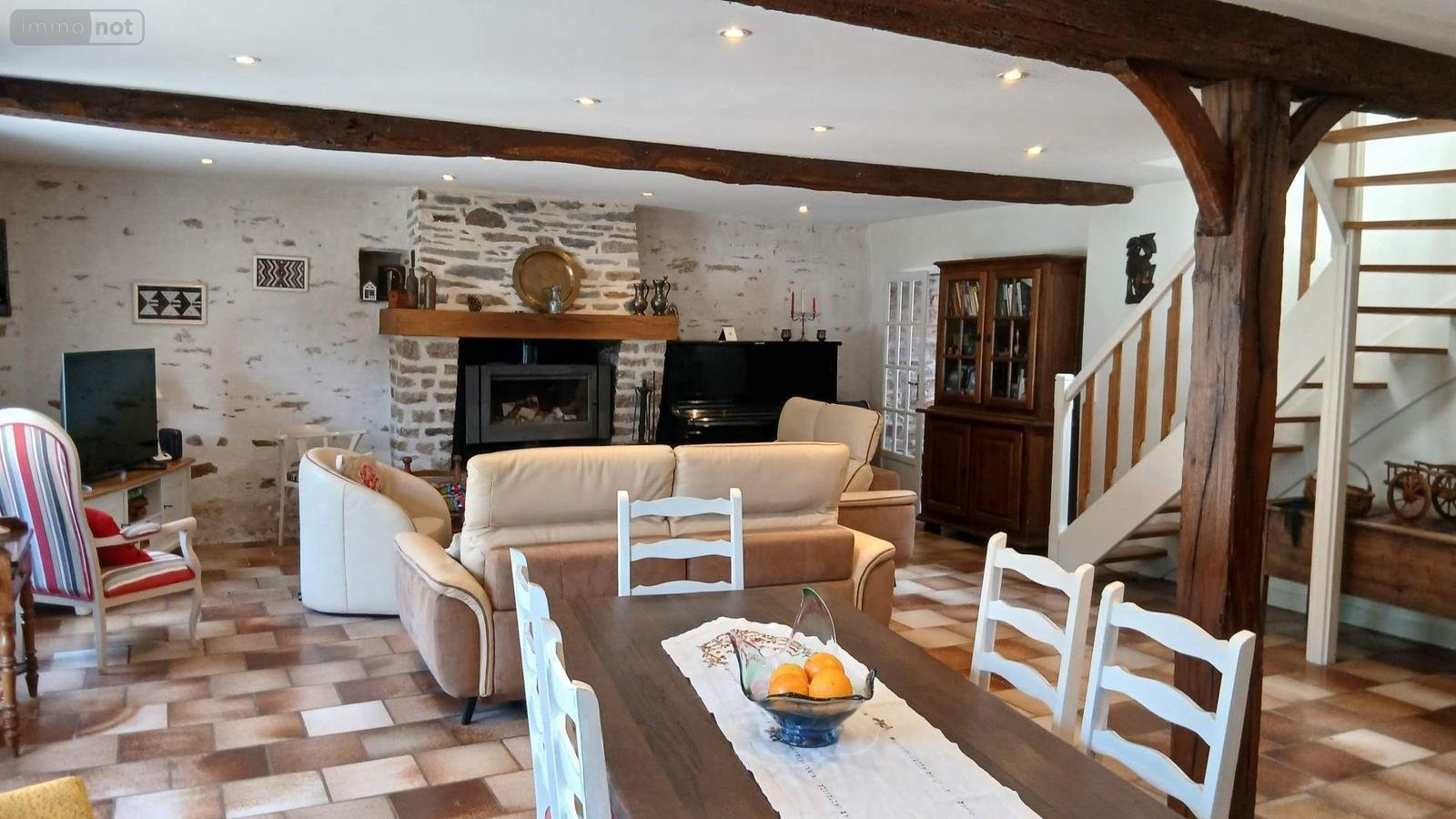 Maison a vendre Carentoir 56910 Morbihan 188 m2 7 pièces 249000 euros