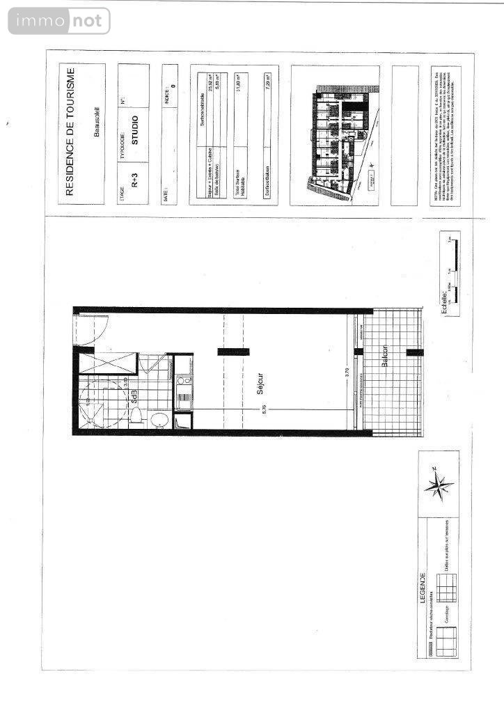 Appartement a vendre Beausoleil 06240 Alpes-Maritimes 31 m2 1 pièce 260000 euros