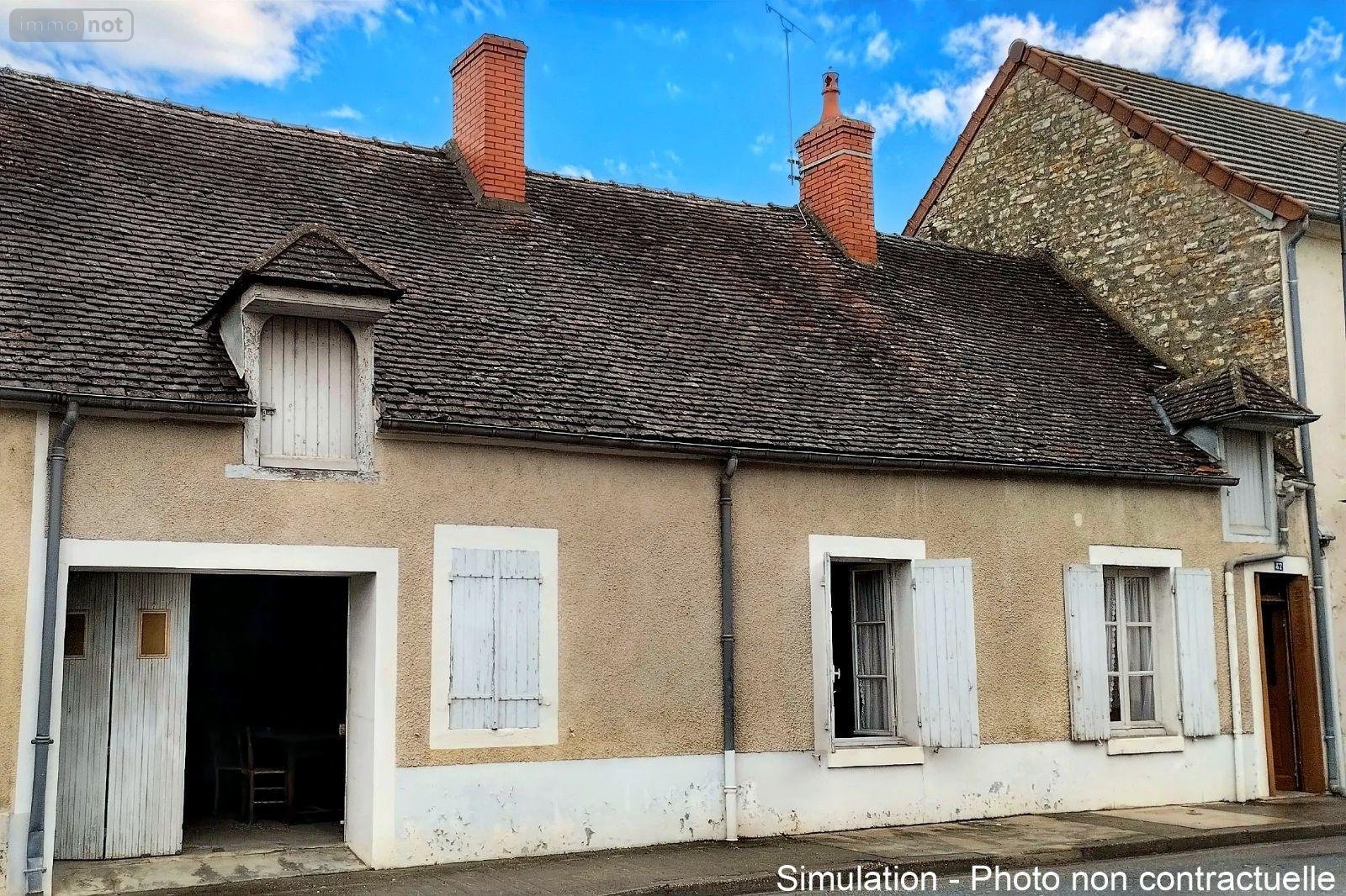 Maison a vendre Châteauneuf-sur-Cher 18190 Cher 74 m2 2 pièces 33960 euros