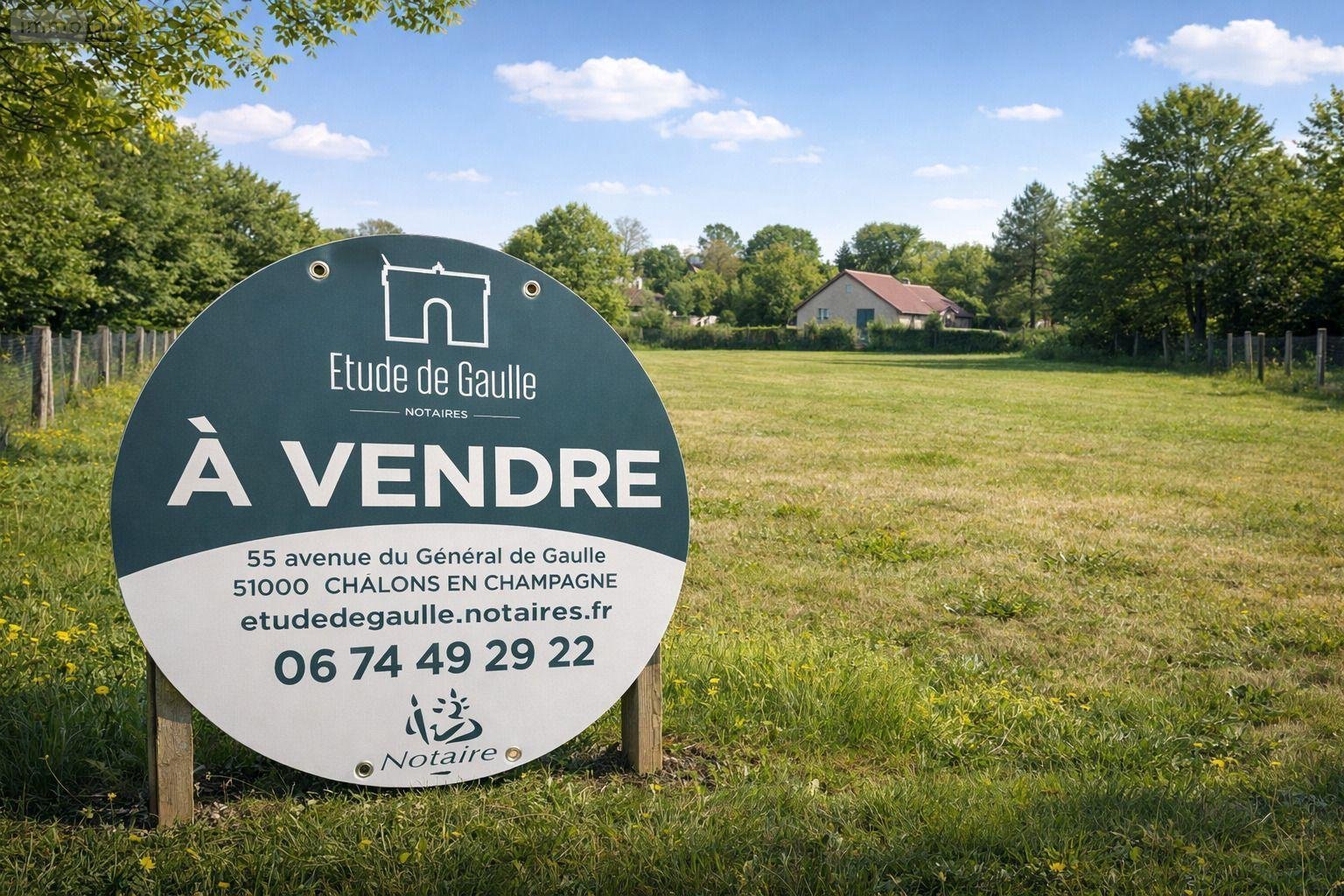 Terrain a batir a vendre Châlons-en-Champagne 51000 Marne 887 m2  106000 euros