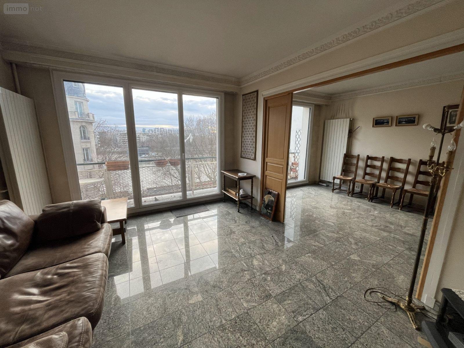 Appartement a vendre Paris 16e arrondissement 75016 Paris 72 m2 3 pièces 758000 euros