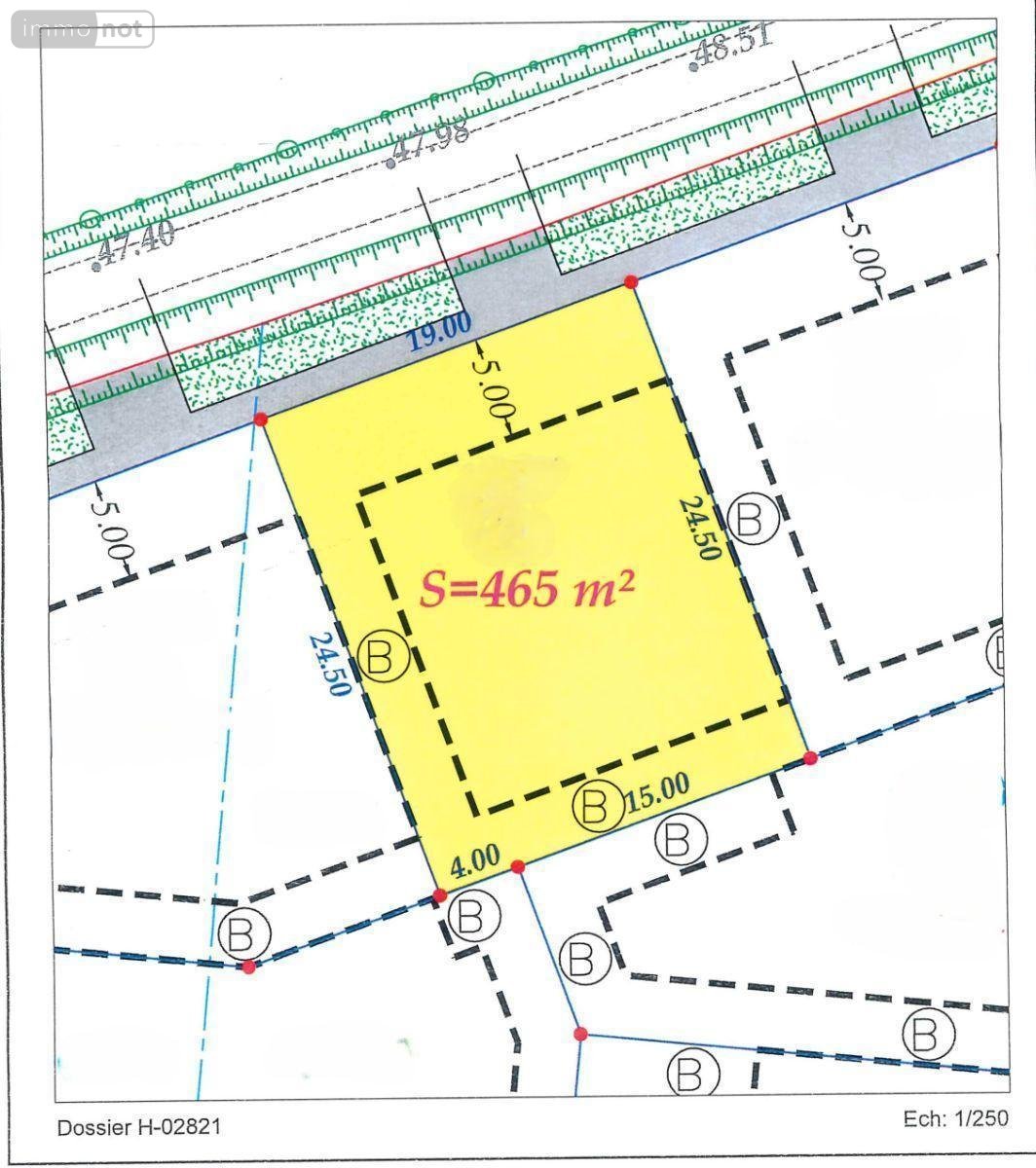 Terrain a batir a vendre Bailleul 59270 Nord 465 m2  99500 euros