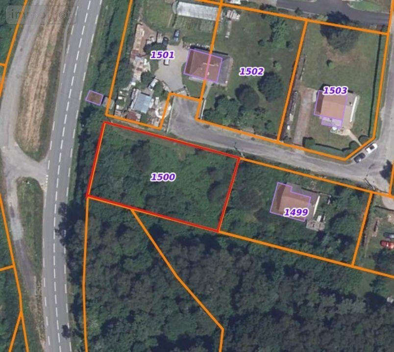 Terrain a batir a vendre Saint-Rémy 19290 Corrèze 1203 m2  23000 euros