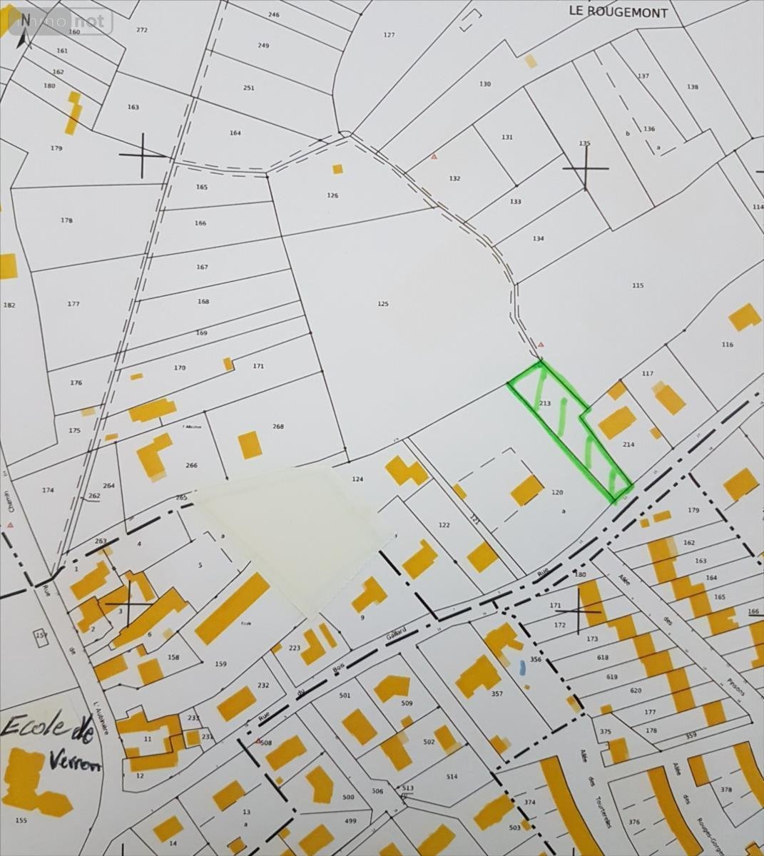Terrain a batir a vendre La Flèche 72200 Sarthe 1014 m2  33000 euros