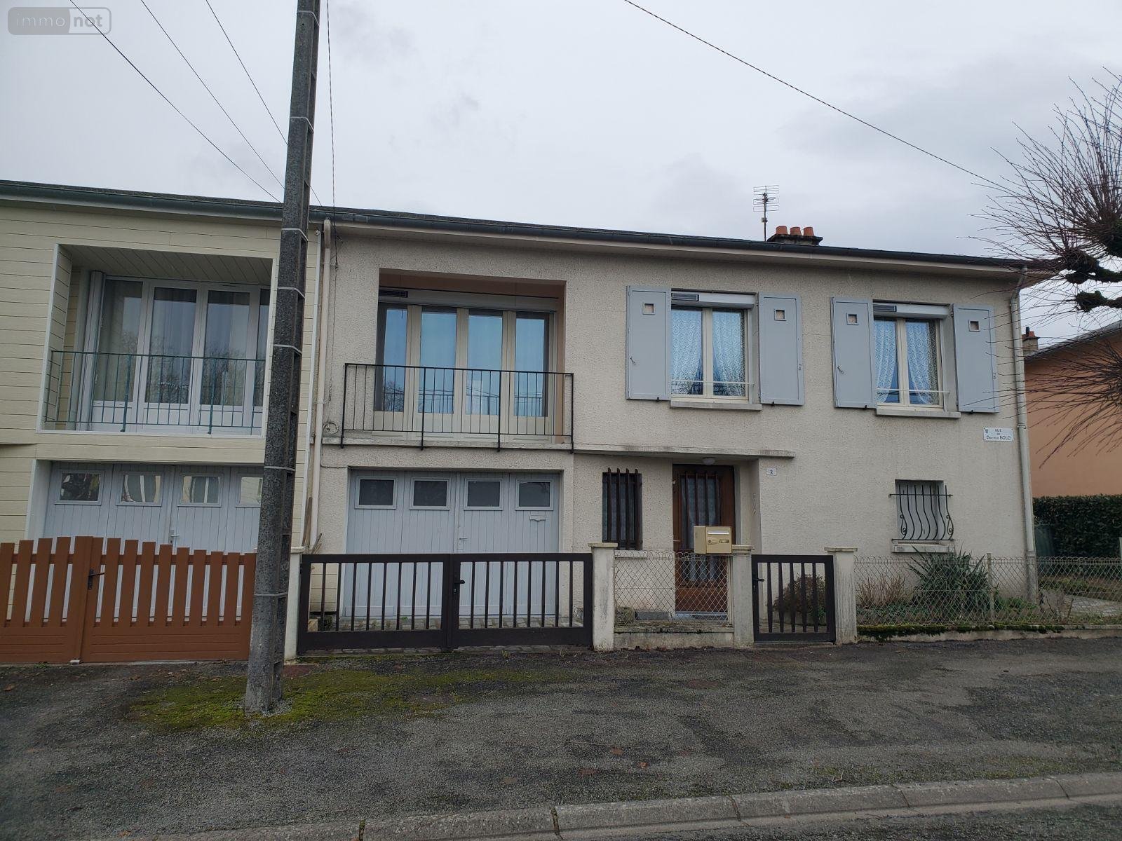 Maison a vendre Guéret 23000 Creuse 85 m2 4 pièces 98580 euros
