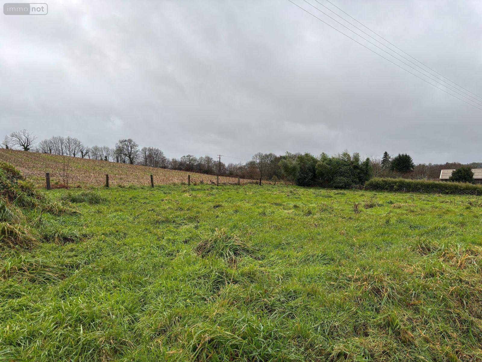Terrain a batir a vendre Trégourez 29970 Finistère 1265 m2  43200 euros