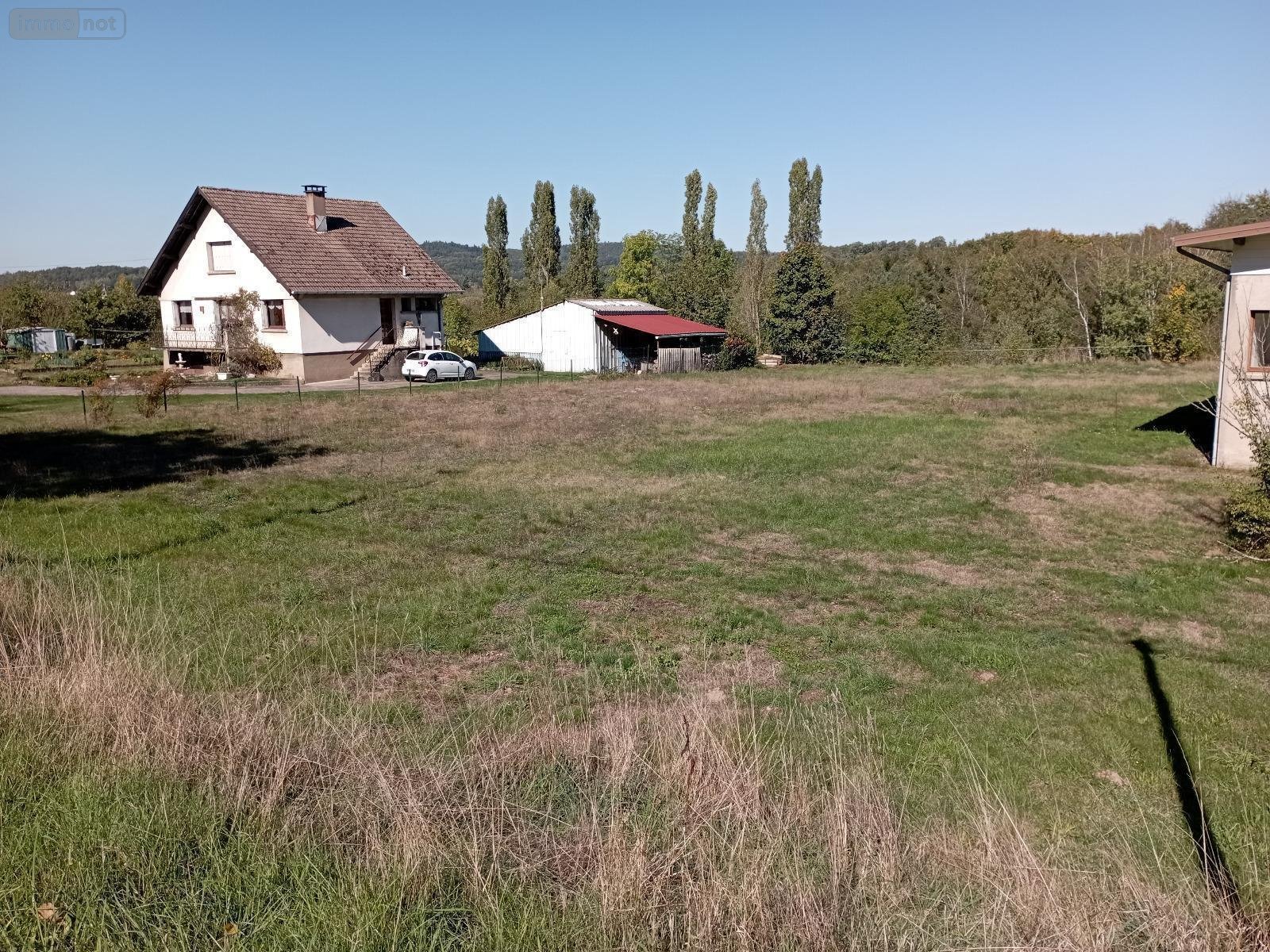 Terrain a batir a vendre Pouxeux 88550 Vosges 1464 m2  63244 euros