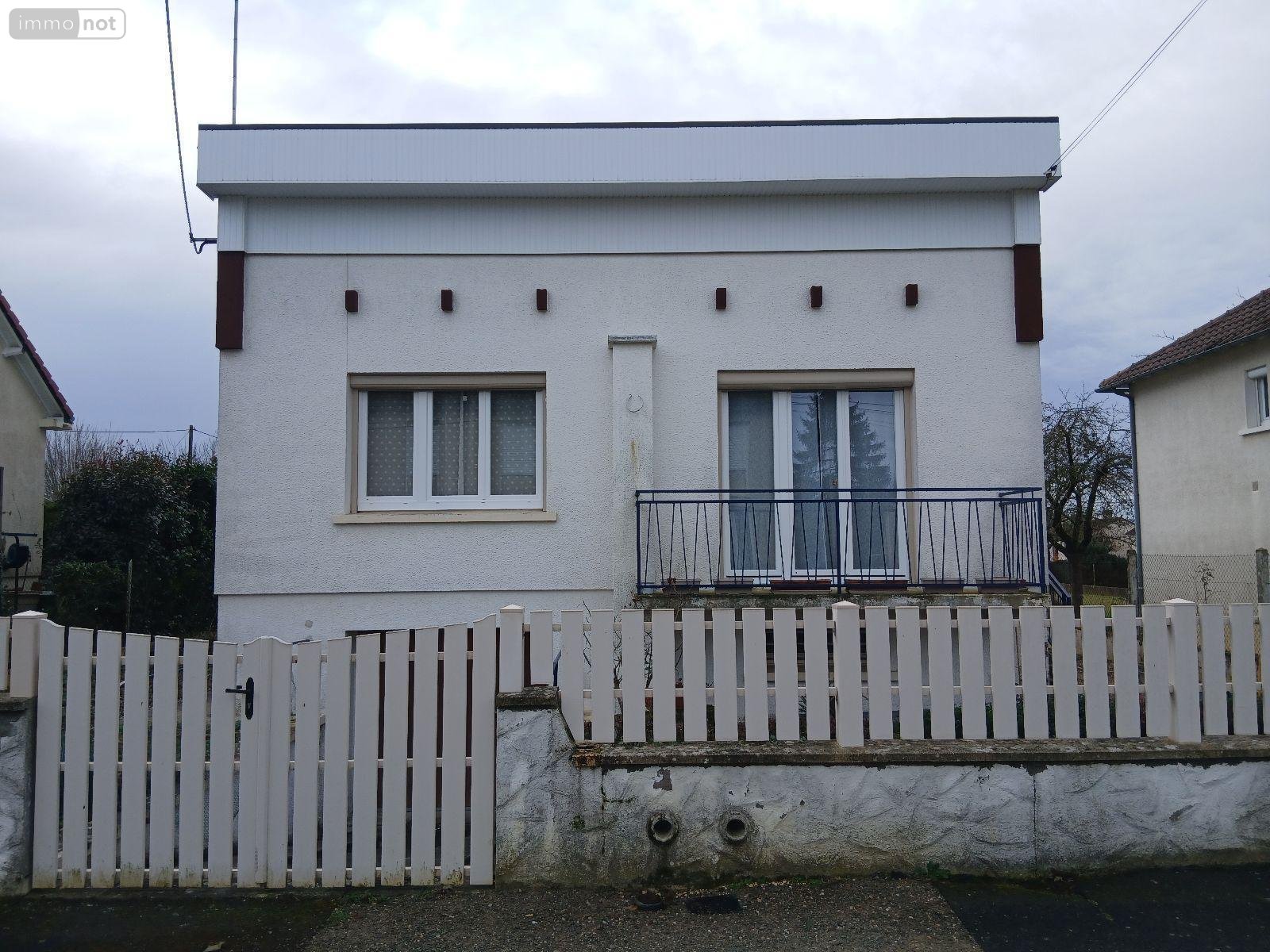 Maison a vendre Neuvy-Pailloux 36100 Indre 65 m2 3 pièces 86000 euros