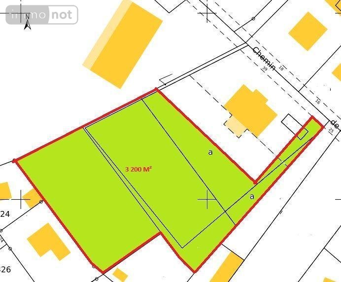 Terrain a batir a vendre Arnage 72230 Sarthe 3200 m2  189000 euros