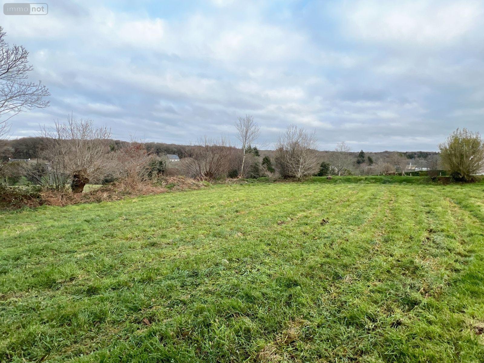 Terrain a batir a vendre Scaër 29390 Finistère 1000 m2  42400 euros