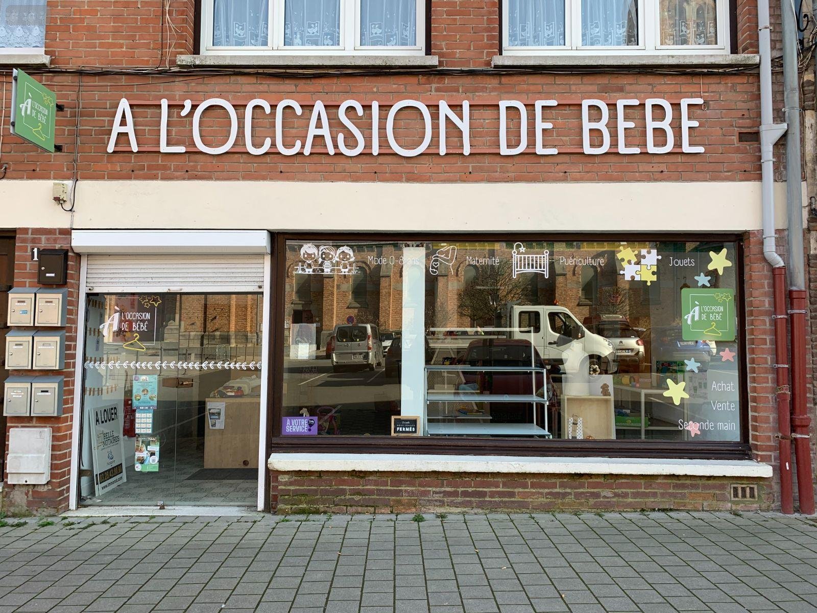 Location fonds et murs commerciaux Bailleul 59270 Nord 57 m2  815 euros