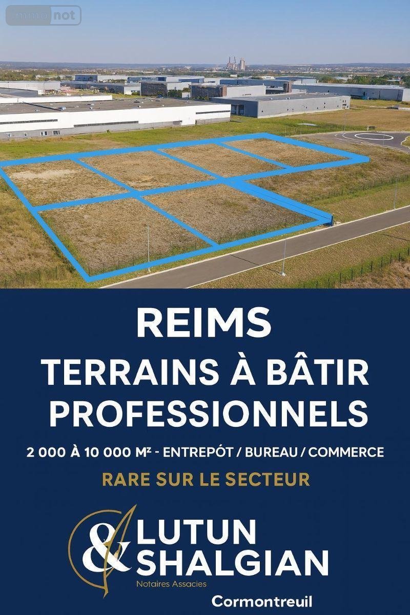 Terrain a batir a vendre Reims 51100 Marne 5268 m2  510000 euros