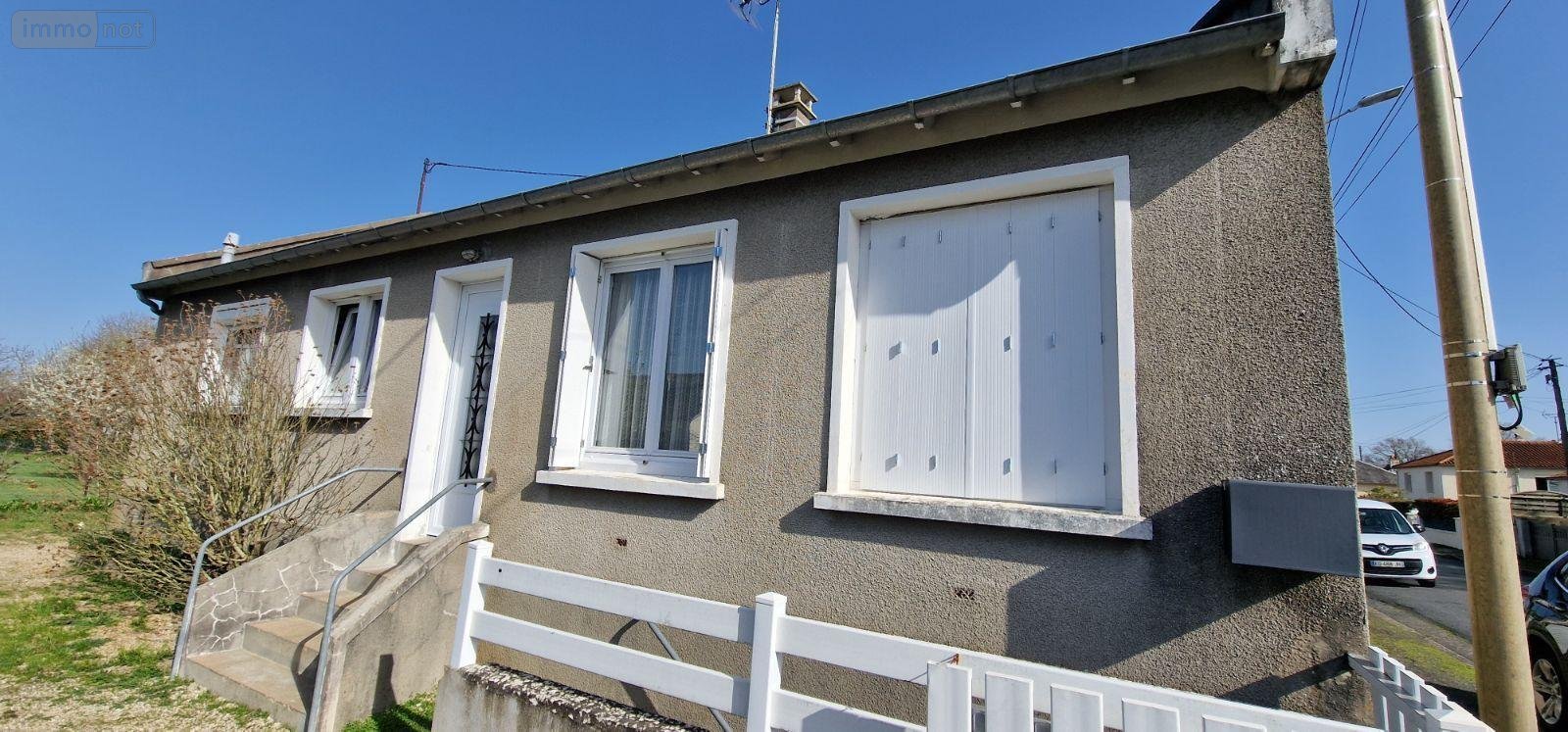 Maison a vendre Thouars 79100 Deux-Sèvres 76 m2 4 pièces 65000 euros