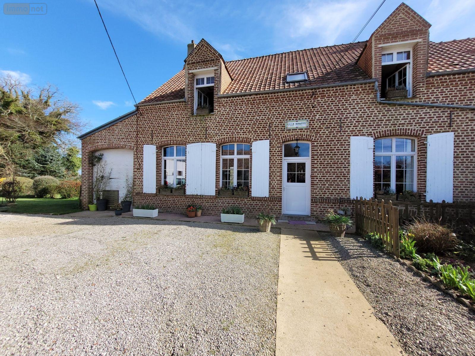 Maison a vendre Lacres 62830 Pas-de-Calais 172 m2 7 pièces 388500 euros