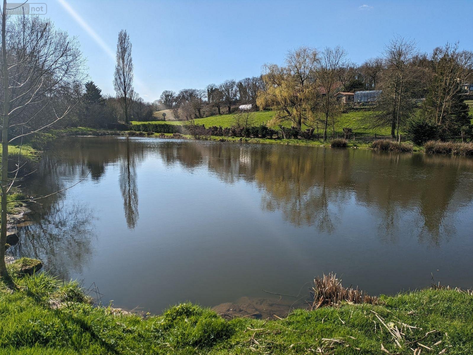 Terrains de loisirs bois etangs a vendre Les Herbiers 85500 Vendée 4125 m2  18000 euros