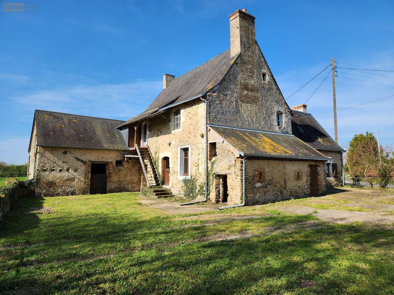 propriete a vendre Clermont-Créans 72200 Sarthe 110 m2 5 pièces 159000 euros