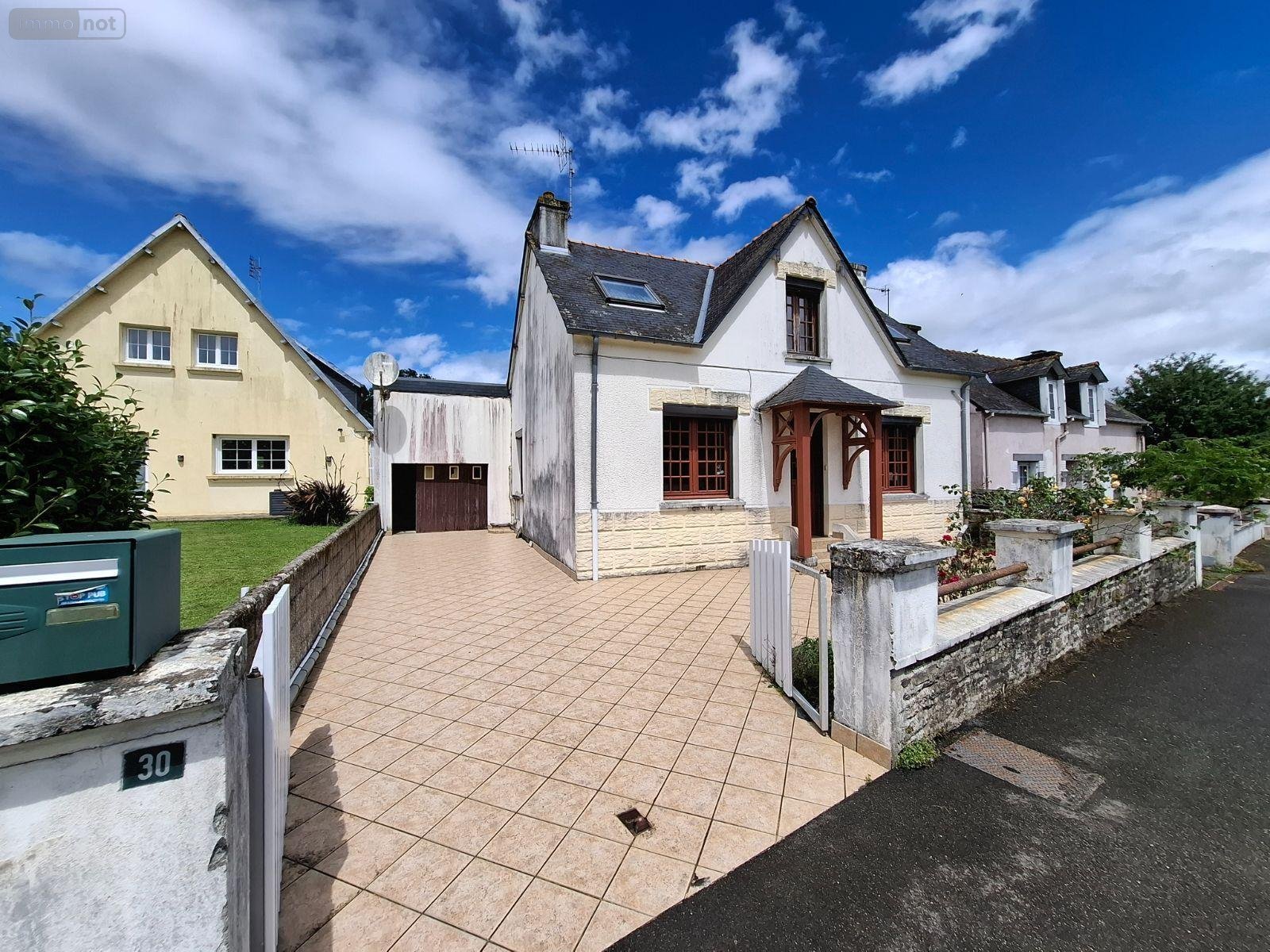 Maison a vendre Trébrivan 22340 Côtes-d'Armor 95 m2 5 pièces 116600 euros