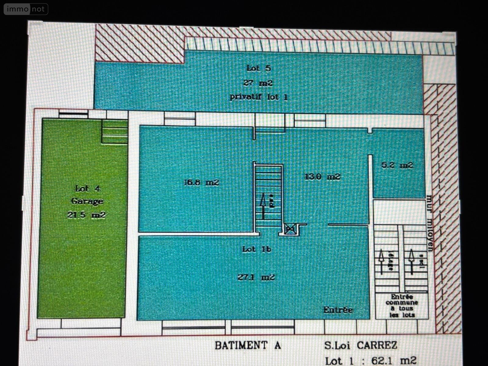 Appartement a vendre Le Val-d'Ajol 88340 Vosges 62 m2 3 pièces 81700 euros