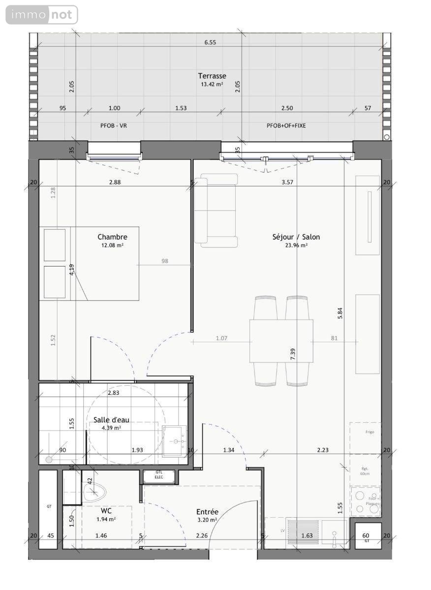 Appartement a vendre Gravelines 59820 Nord 45 m2 2 pièces 180000 euros