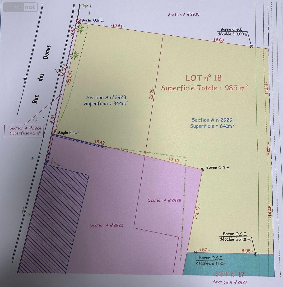 Terrain a batir a vendre Gravelines 59820 Nord 996 m2  70000 euros